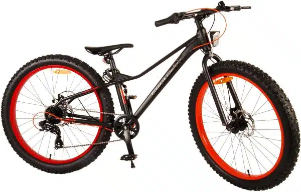 Volare Gradient Kinderfiets – Jongens – 26 inch – Zwart Oranje – 7 speed – Prime Collection - Afbeelding 2