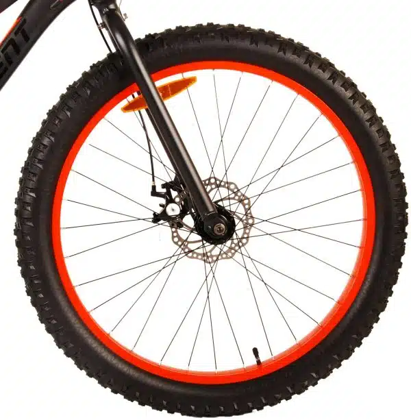 Volare Gradient Kinderfiets – Jongens – 26 inch – Zwart Oranje – 7 speed – Prime Collection - Afbeelding 4