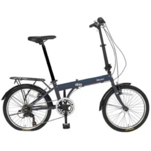 Wheelerz vouwfiets 6 speed 20 inch – Makkelijk en licht - Mat Grijs, 24 cm