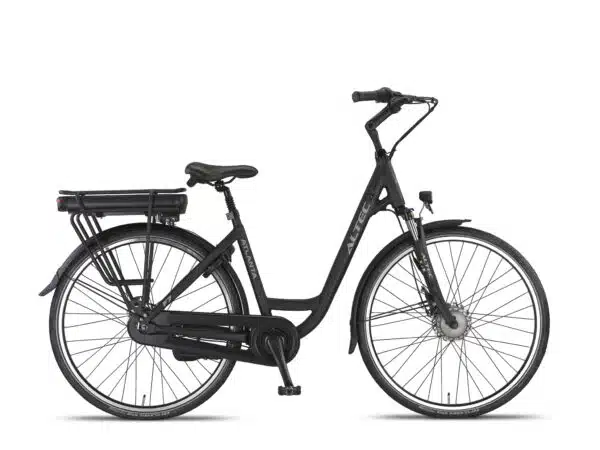 Altec Atlanta E-bike 28 inch 49 cm 518Wh N-7 Voorwielmotor RLR Mat Zwart -M108 - 30Nm -