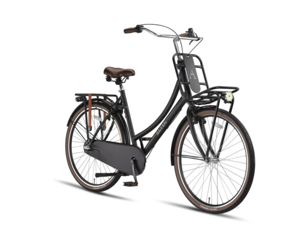 Altec Vintage 28inch Transportfiets N-3 Mat Zwart 50cm - Afbeelding 3