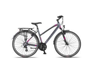 Altec Legarda (CT) LSM 28 inch Damesfiets V-Brakes  24 Versn. Antraciet/Pink