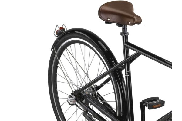Altec Palermo 3F 28 inch Herenfiets 56 cm Glans Zwart - Afbeelding 6