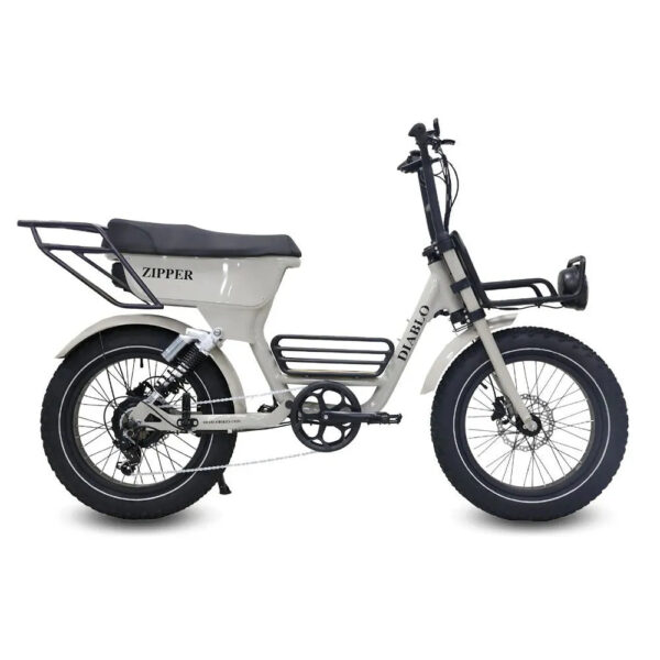 Diablo Zipper Fatbike – 125 km Bereik & Lage Instap