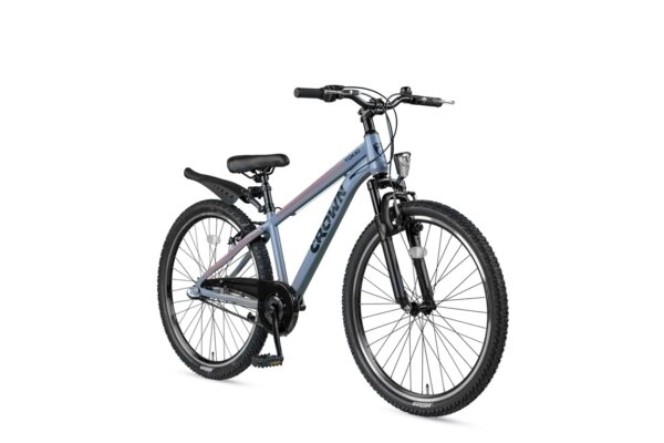 Crown Tokio 24 inch MTB N-3 Grey-Red RRR - Afbeelding 2