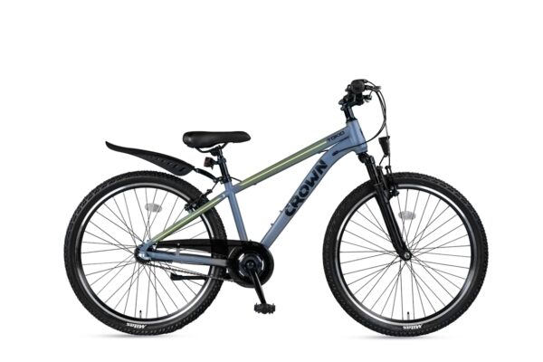 Crown Tokio 24 inch MTB N-3 Grey-Lime RRR