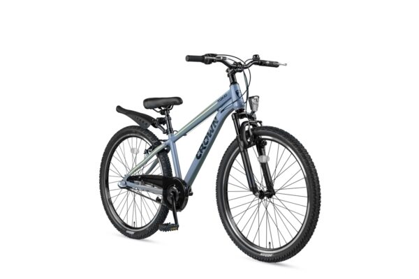 Crown Tokio 24 inch MTB N-3 Grey-Lime RRR - Afbeelding 2