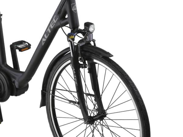 Altec Atlanta E-bike 28" 49 cm 518Wh N-7 Middenmotor Mat Zwart V-Brake - M80 - 80Nm - Afbeelding 5