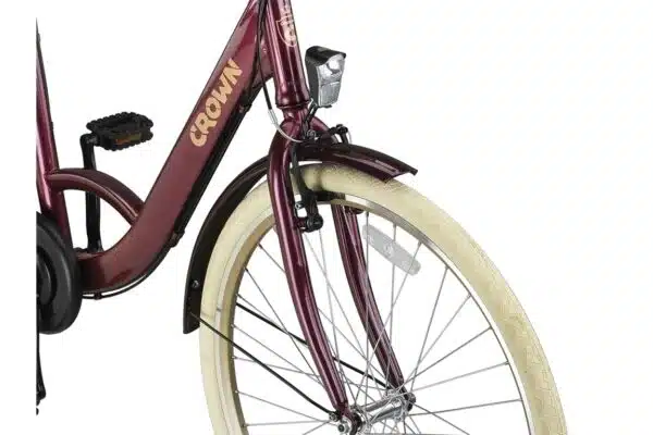 Crown Rio 28inch PLUS N3 Damesfiets 53cm Maroon - Afbeelding 5