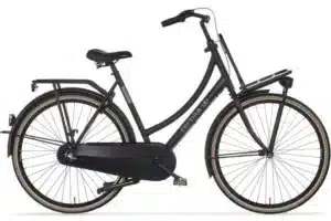 Cortina U4 Transportfiets R3 – Stevige stadsfiets met 3 versnellingen | Freds2wielers - 50 cm, Jet Black Matt
