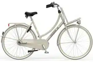 Cortina U4 Transportfiets R3 – Stevige stadsfiets met 3 versnellingen | Freds2wielers - 57 cm, Kiesel Grau Gloss