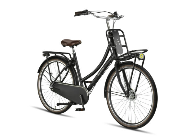 Altec Retro Transportfiets 28inch Dames 53cm Mat Zwart - Afbeelding 2