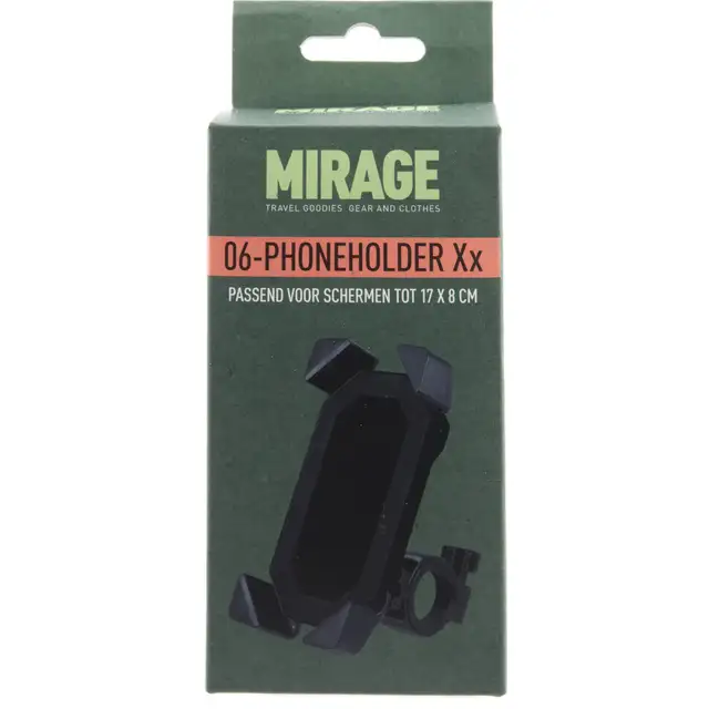 Mirage Universele Telefoonhouder XX Zwart 4 Mirage Universele Telefoonhouder XX Zwart