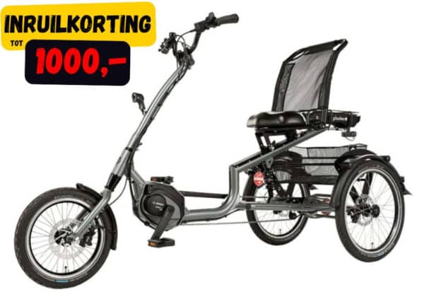 Pfautec Scoobo  - Grijs - Elektrische Driewieler