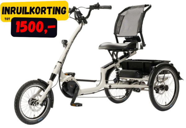 Pfautec Scoobo+ - Zijde Grijs - Elektrische Driewieler