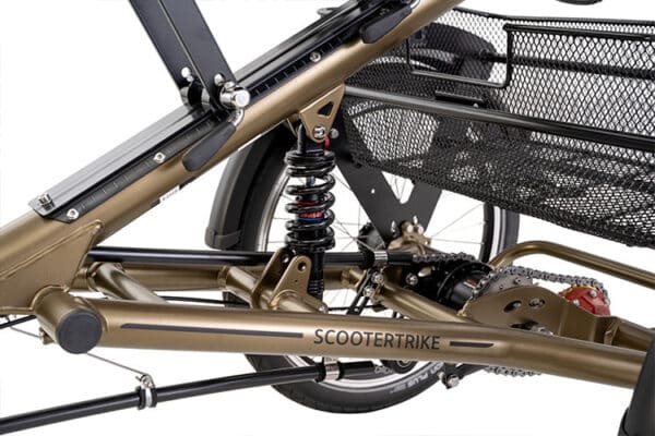 Pfautec Scootertrike - Mat Brons/Goud - Driewieler - Afbeelding 3