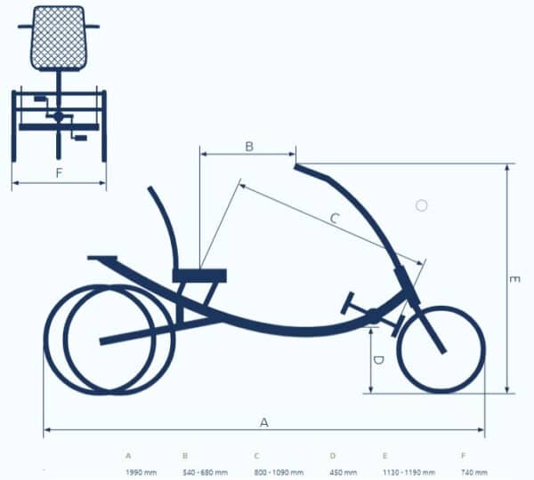 Pfautec Scootertrike - Mat Brons/Goud - Driewieler - Afbeelding 7