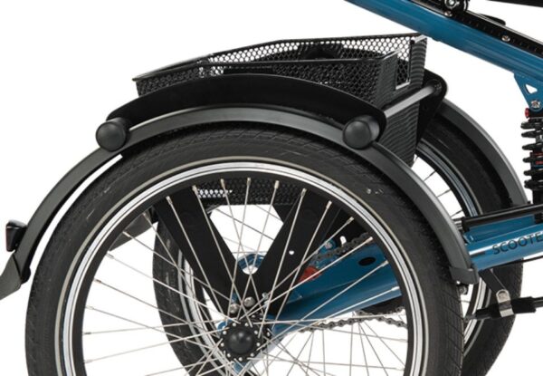 Pfautec Scootertrike FM - Azuur Blauw - Elektrische Driewieler - Afbeelding 7