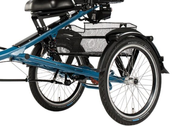 Pfautec Scootertrike FM - Azuur Blauw - Elektrische Driewieler - Afbeelding 4