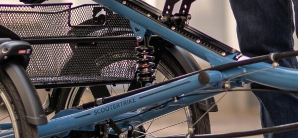 Pfautec Scootertrike FM - Azuur Blauw - Elektrische Driewieler - Afbeelding 11