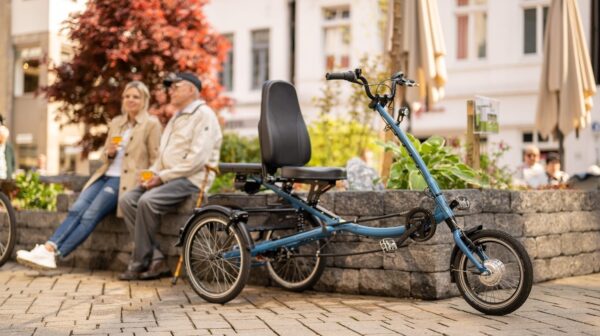 Pfautec Scootertrike FM - Azuur Blauw - Elektrische Driewieler - Afbeelding 2