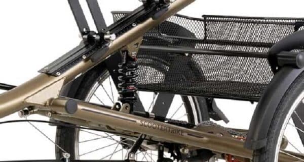 Pfautec Scootertrike FM - Mat Brons/Goud - Elektrische Driewieler - Afbeelding 3