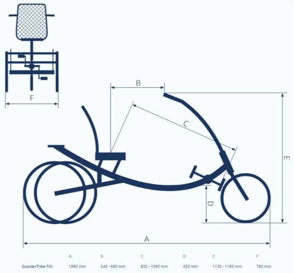 Pfautec Scootertrike FM - Mat Brons/Goud - Elektrische Driewieler - Afbeelding 7