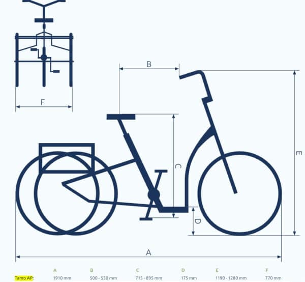 Pfautec Tamo AP - Mat Grijs - Elektrische Driewieler - Afbeelding 9