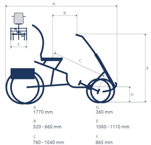 Pfautec Tibo+ - Zijde Grijs - Elektrische Vierwieler - Afbeelding 15