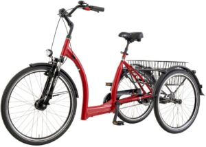 Pfautec Vida - Robijnrood Metallic - Driewieler