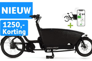 Urban Arrow Family Cargo Line 85Nm - Zwart Elektrische Bakfiets