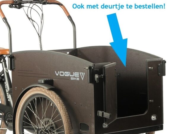 Vogue Journey Upgrade Elektrische Bakfiets - Mat Bruin - Afbeelding 2