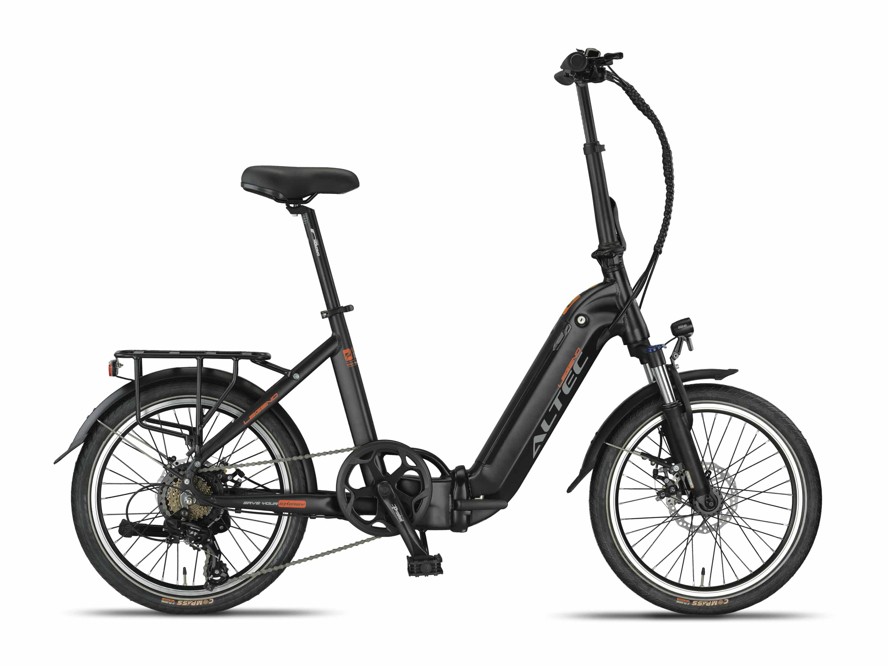 Altec Legend E-Bike Vouwfiets 20 inch 34 cm Intube 460.8Wh 12.8Ah *Accu TFL 800049