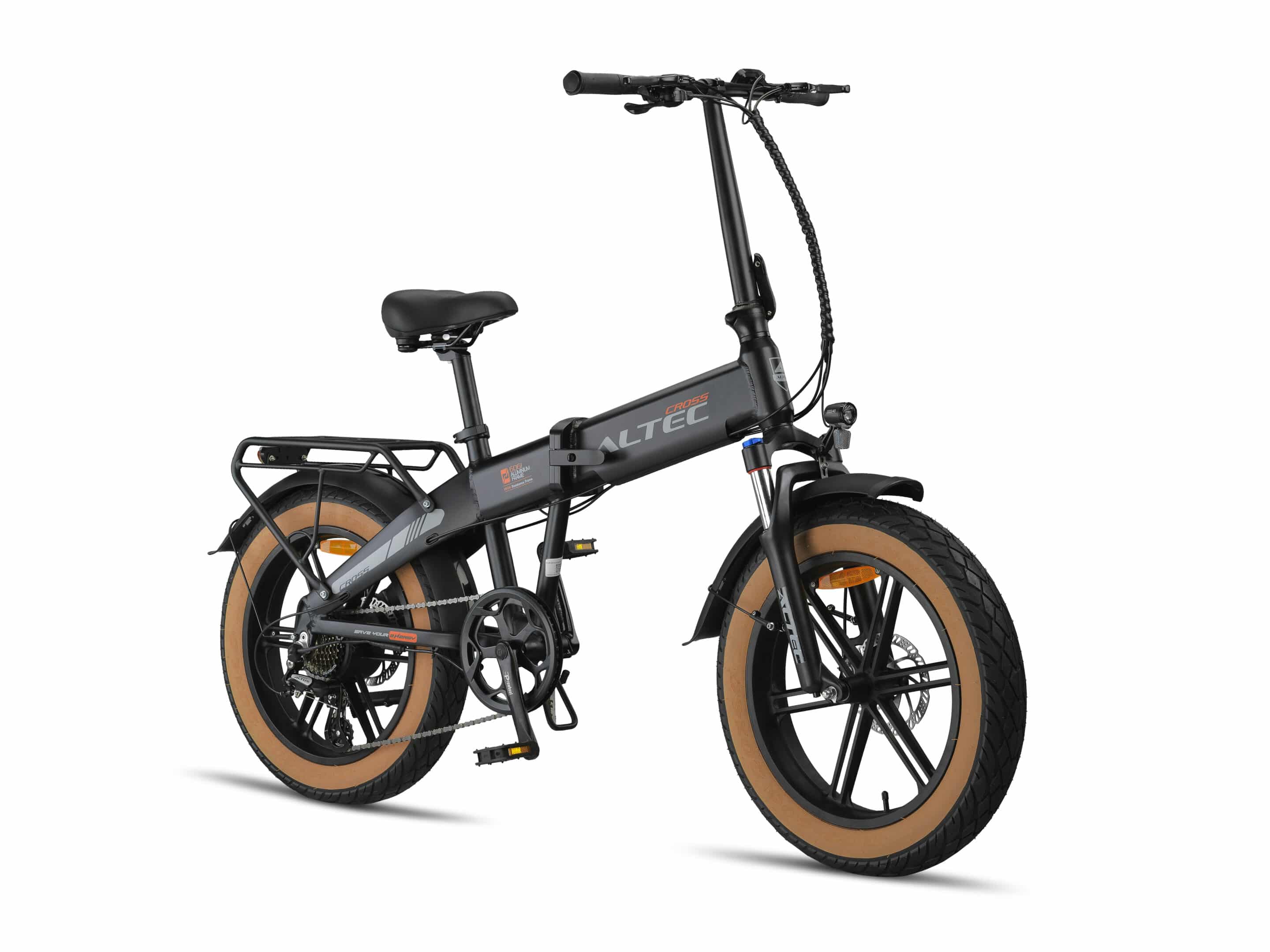 Altec Cross E-bike Fatbike Vouwfiets 20 inch 39 cm CZJB110 36V 250W 7 spd. Batterij TFL 36V/ 468Wh 13Ah *Accu TFL 800045 - Afbeelding 2