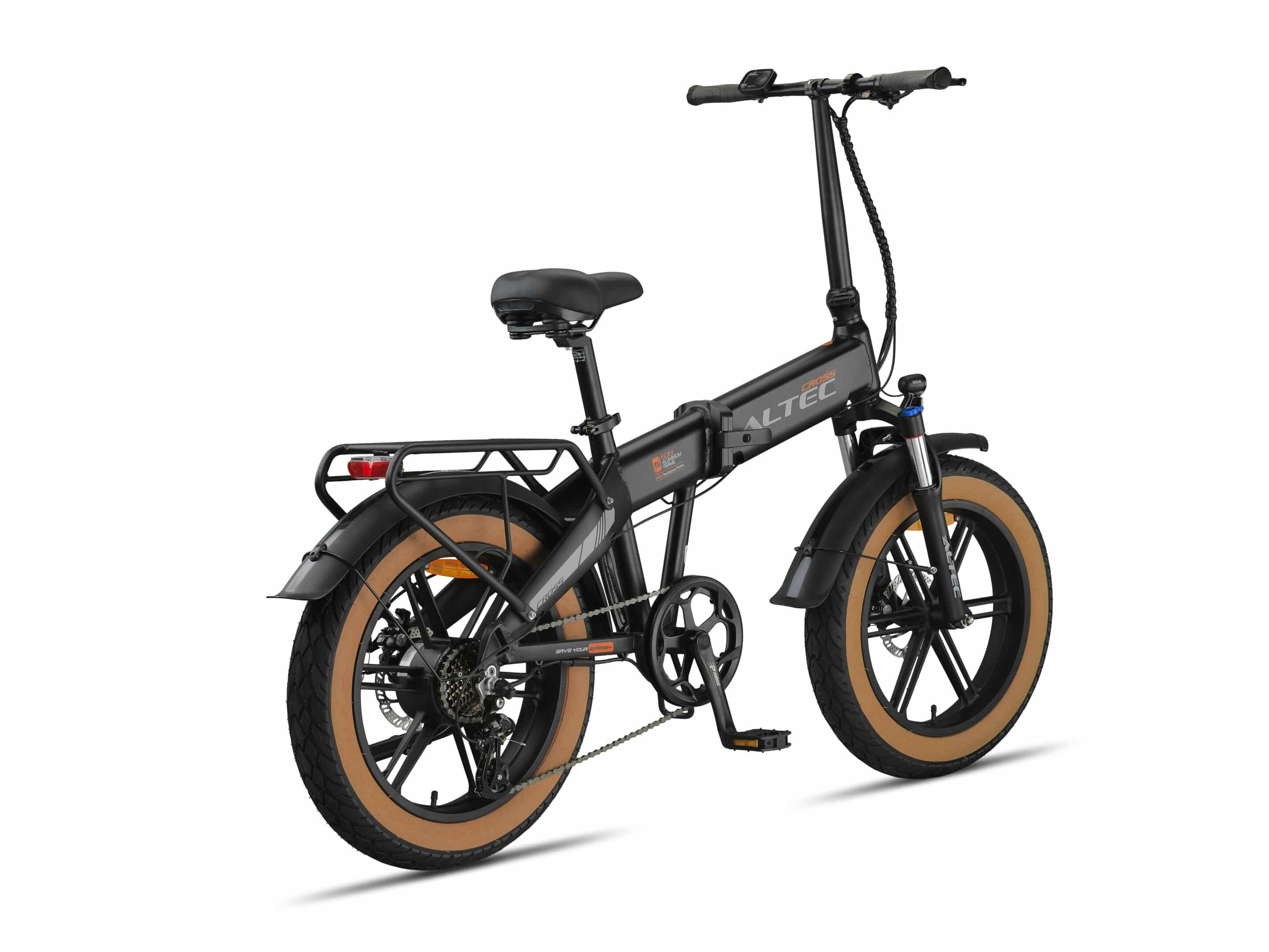 Altec Cross E-bike Fatbike Vouwfiets 20 inch 39 cm CZJB110 36V 250W 7 spd. Batterij TFL 36V/ 468Wh 13Ah *Accu TFL 800045 - Afbeelding 3