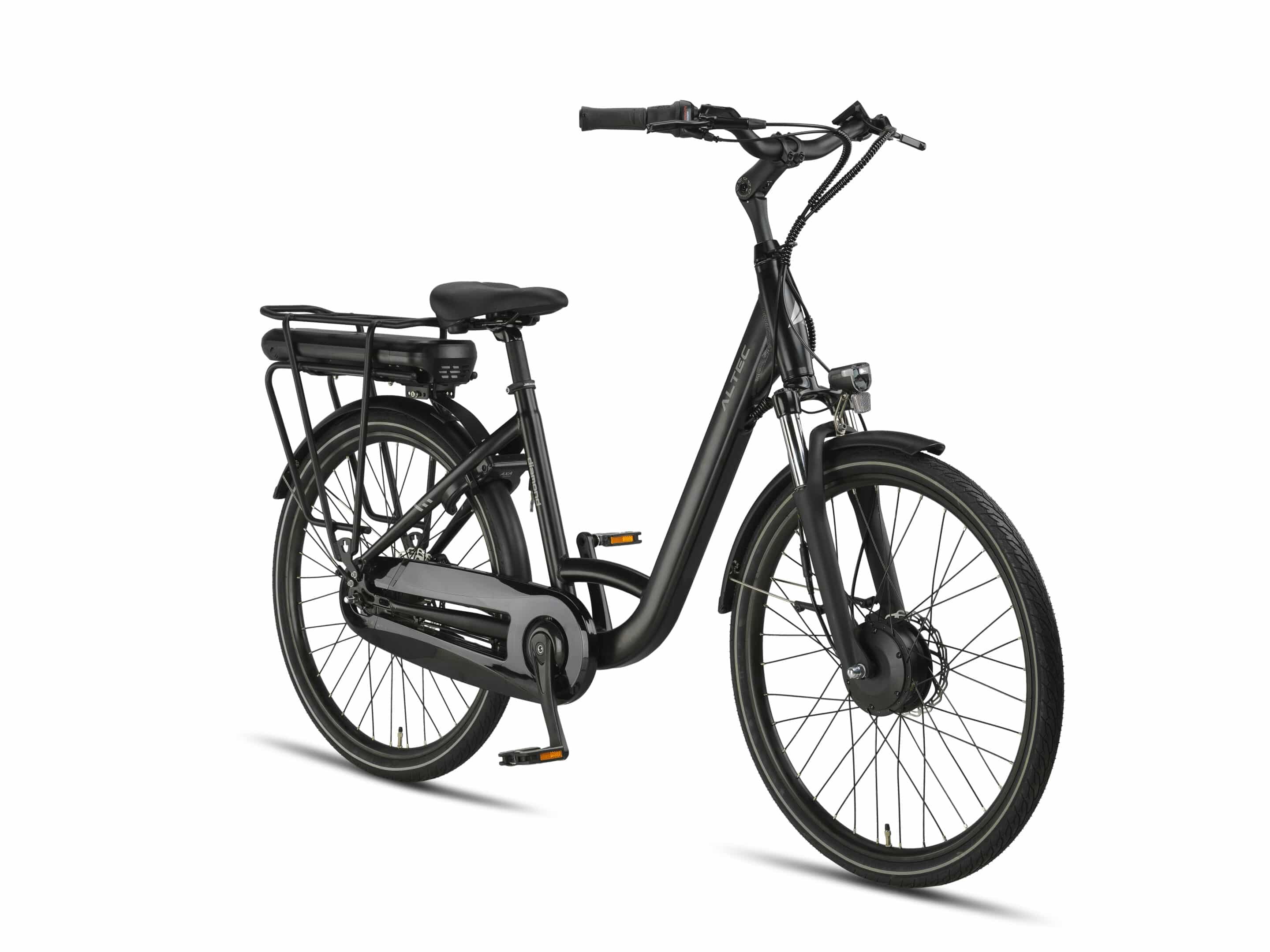Altec Diamond E-Bike 26 inch 44cm 468 Wh N-7 Voorwielmotor HYD Mat Zwart *Pythes Accu 800052 *Lader 800053 - Afbeelding 2