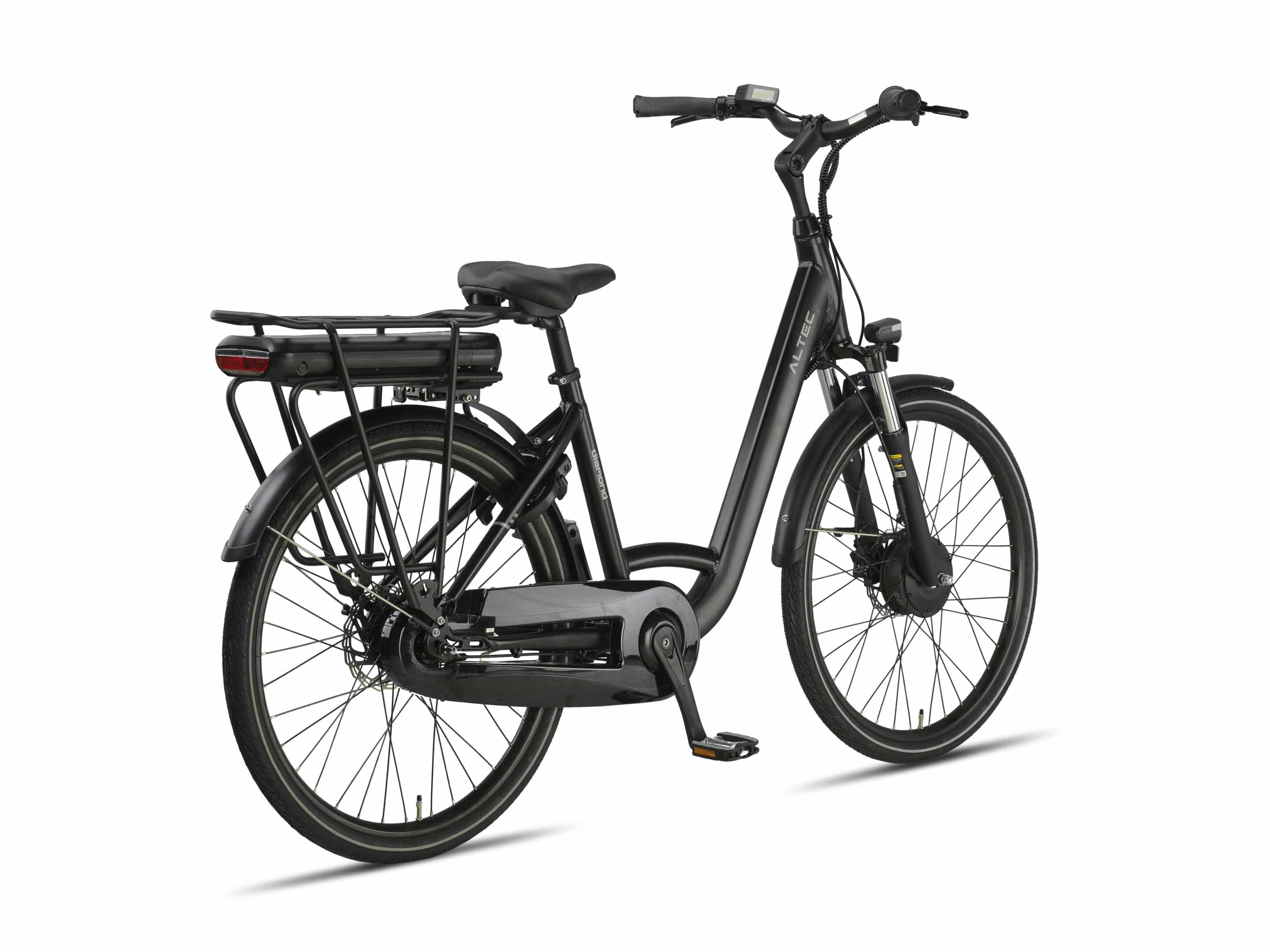 Altec Diamond E-Bike 26 inch 44cm 468 Wh N-7 Voorwielmotor HYD Mat Zwart *Pythes Accu 800052 *Lader 800053 - Afbeelding 3