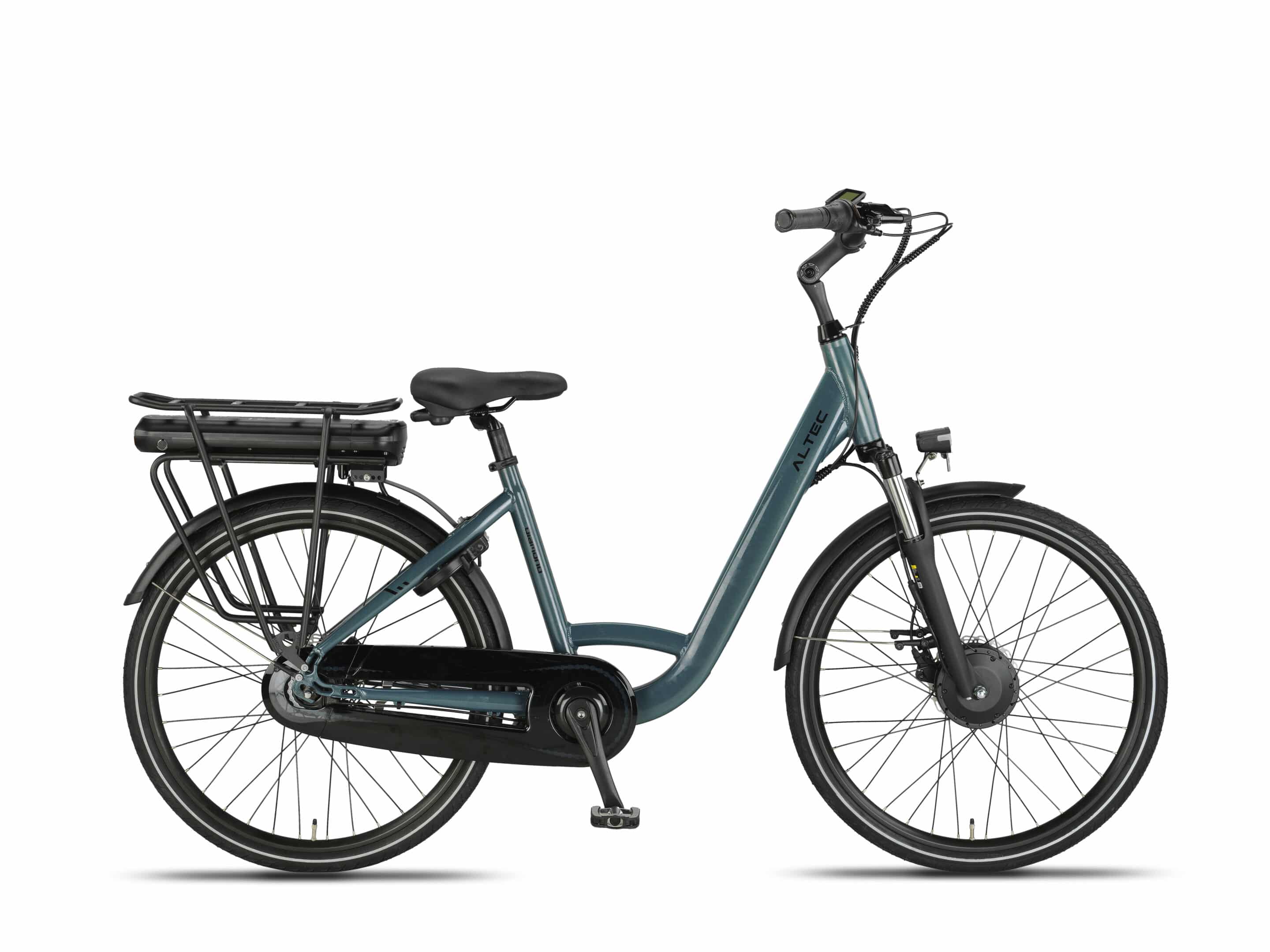 Altec Diamond E-Bike 26 inch 44cm 468 Wh N-7 Voorwielmotor HYD Blue Glaze *Pythes Accu 800052 *Lader 800053