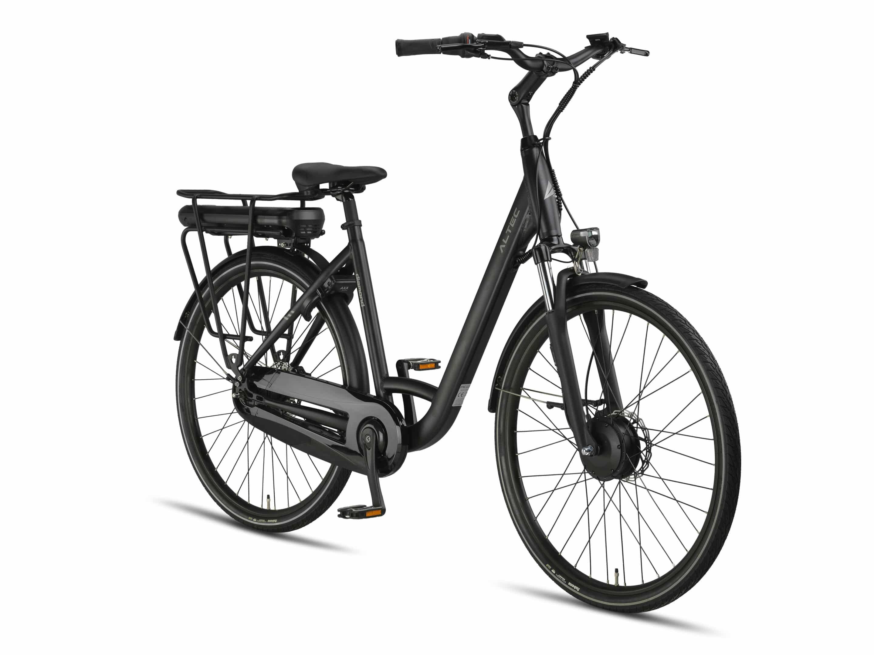 Altec Diamond E-Bike 28 inch 53cm 468 Wh N-7 Voorwielmotor HYD Mat Zwart *Pytes Accu 800052 *Lader 800053 - Afbeelding 2