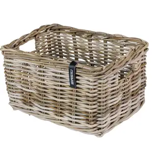 Basil Mand Dax L Rotan Grijs