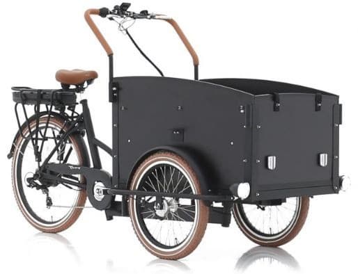 Vogue Troy Matt-Black Bakfietsen - Afbeelding 2