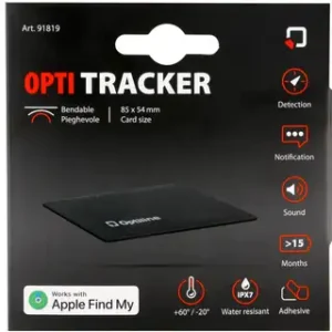 Optiline Tracker Flex, Ultra-thin foldable adhesive locator