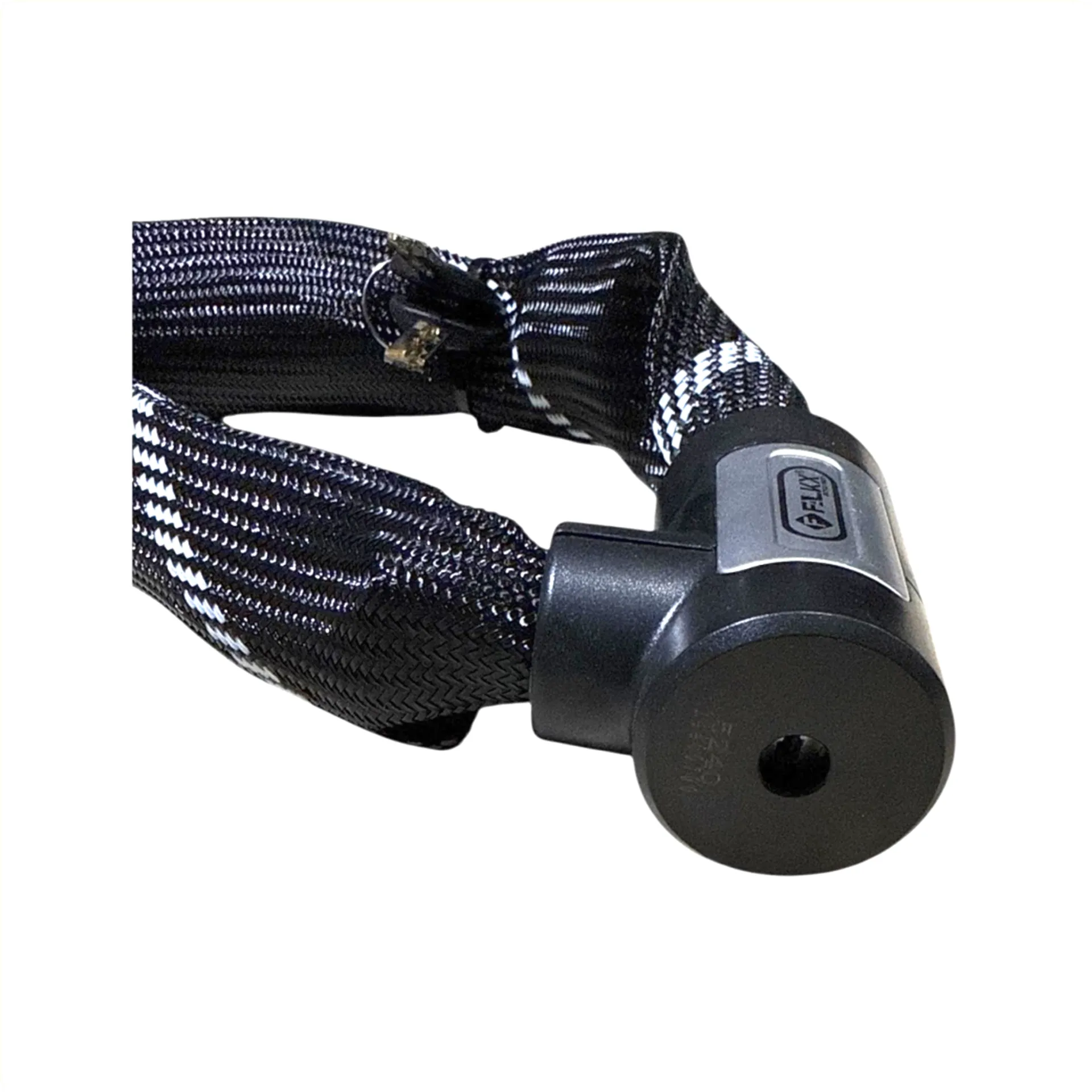 Falkx Viking kettingslot ART2 90 cm zwart 3 Zwart kettingslot met stevige sluiting