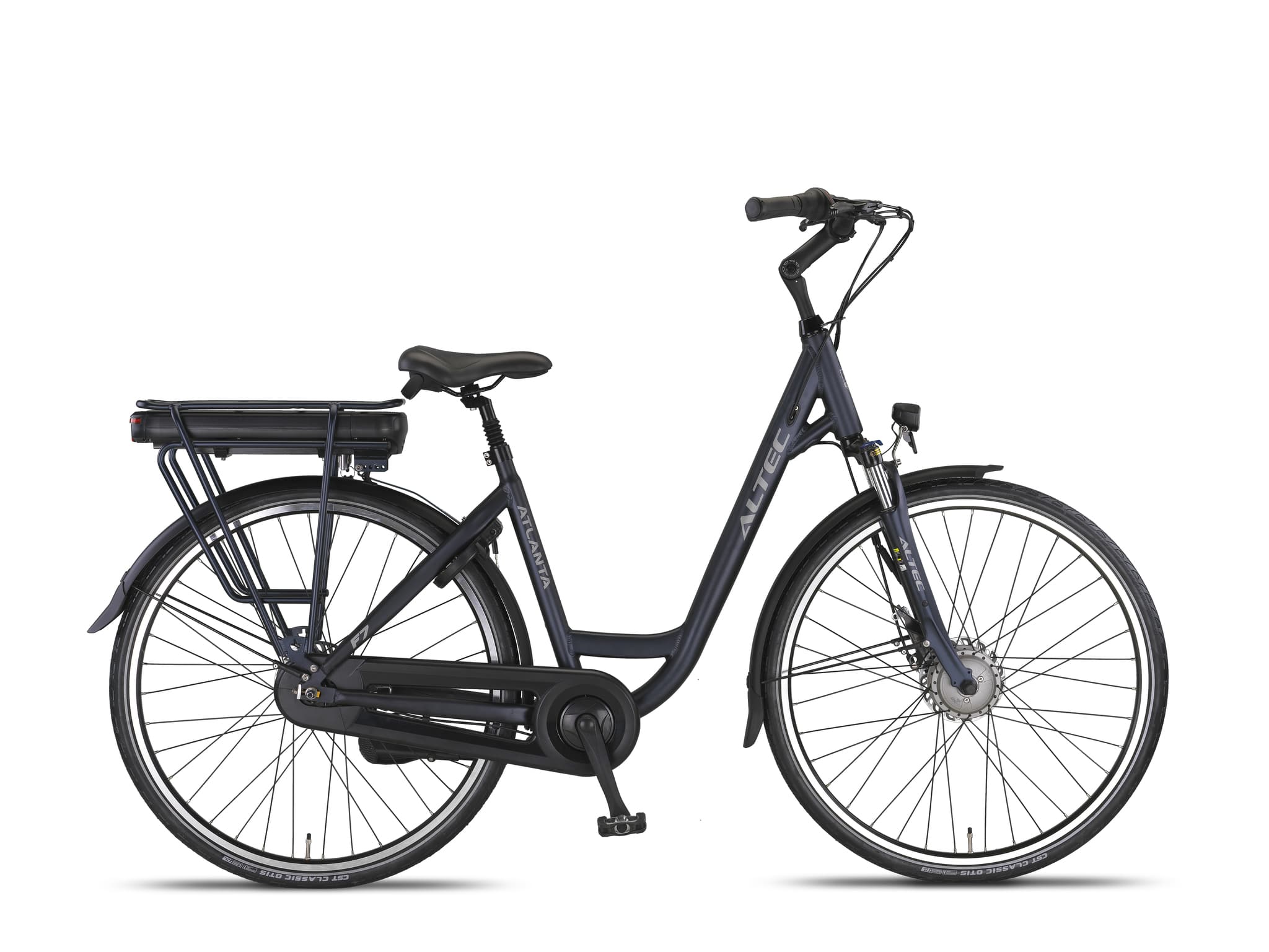 Altec Atlanta E-bike 28 inch 49 cm 518Wh N-7 Voorwielmotor RLR Midnight Blue - M108 - 30Nm - Lader 800040* 1 Altec Atlanta E-bike 28 inch 49 cm 518Wh N-7 Voorwielmotor RLR Midnight Blue - M108 - 30Nm - Lader 800040*