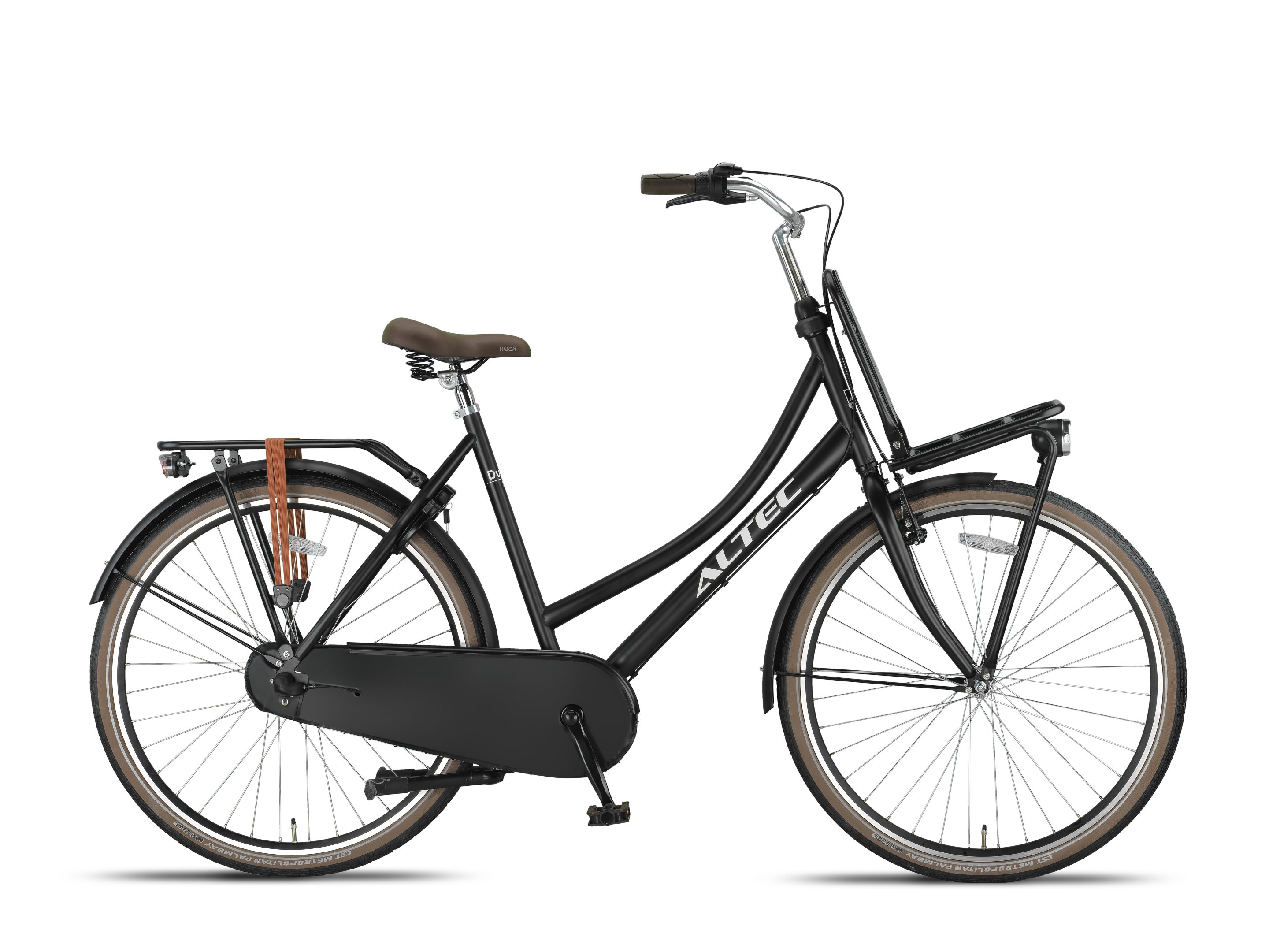 Altec Dutch Transportfiets 28 inch N-3 57 cm Mat Zwart 1 Altec Dutch Transportfiets 28 inch N-3 57 cm Mat Zwart
