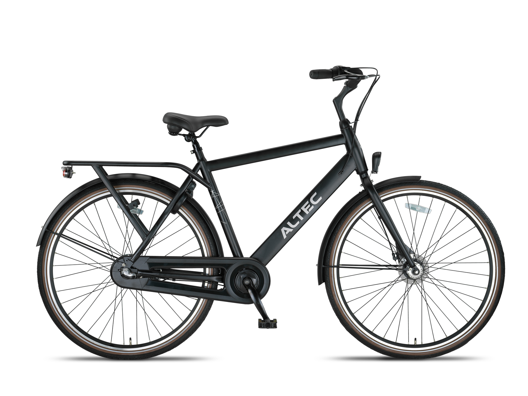 Altec Manta Herenfiets 28 inch N-3 Mat Zwart 55 cm 1 Altec Manta Herenfiets 28 inch N-3 Mat Zwart 55 cm