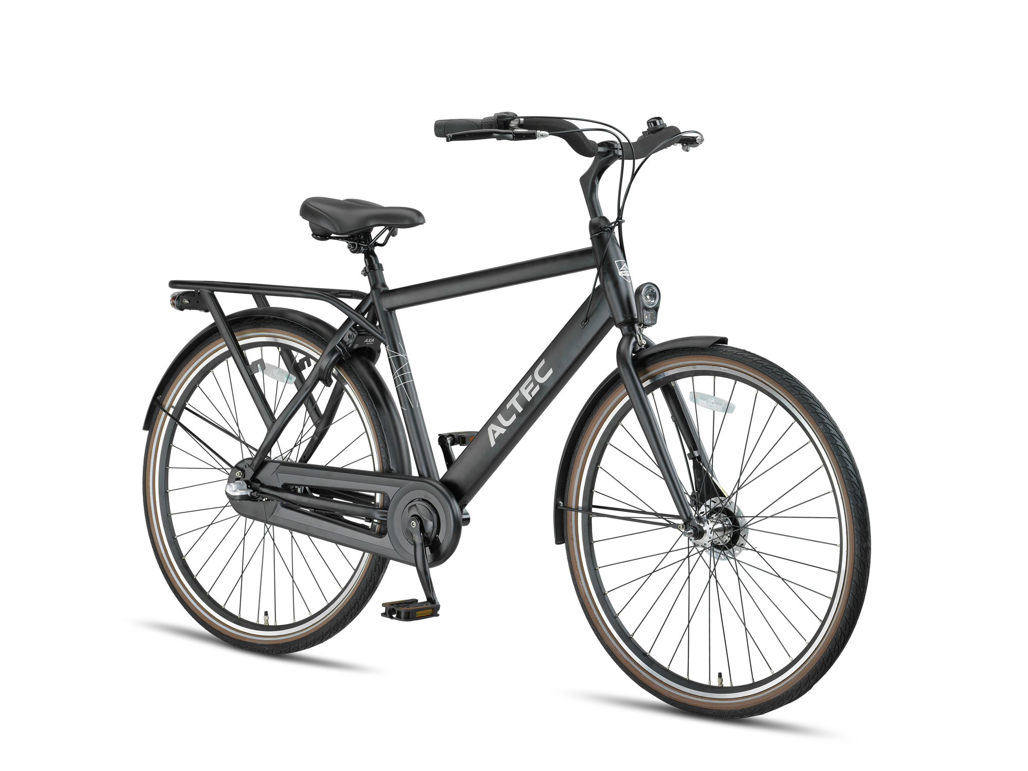 Altec Manta Herenfiets 28 inch N-3 Mat Zwart 55 cm 2 Altec Manta Herenfiets Mat Zwart zijaanzicht