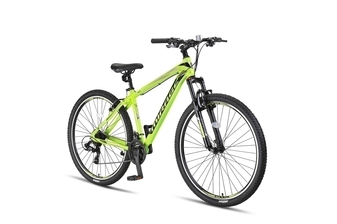 Altec Umit Mirage 27.5 inch MTB V-Brakes Lime 2 Altec Umit Mirage MTB Jongensfiets Lime zijaanzicht